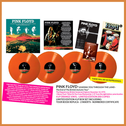 PINK FLOYD BOX SET 4xLP Leading You Through The Land (Orange Colour 200 Copies)