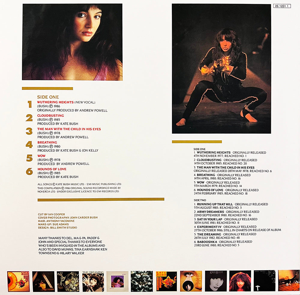 KATE BUSH LP The Whole Story (180 Gram Heavyweight Vinyl) Gatefold Cover
