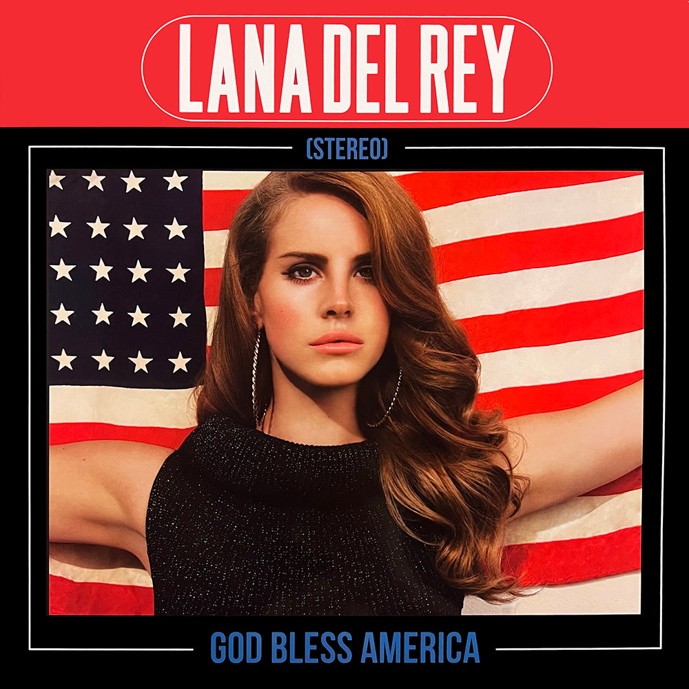 LANA DEL REY 2xLP God Bless America (Red & Blue Coloured Vinyls) with Poster