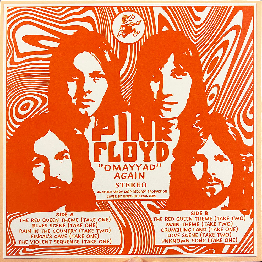 PINK FLOYD LP OMAYYAD Again (Orange Psychedelic Egg Splash Coloured Vinyl)