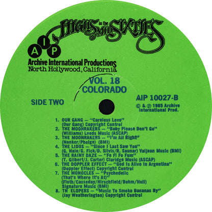 VARIOS LP Highs In The Mid Sixties Volume 18: Colorado