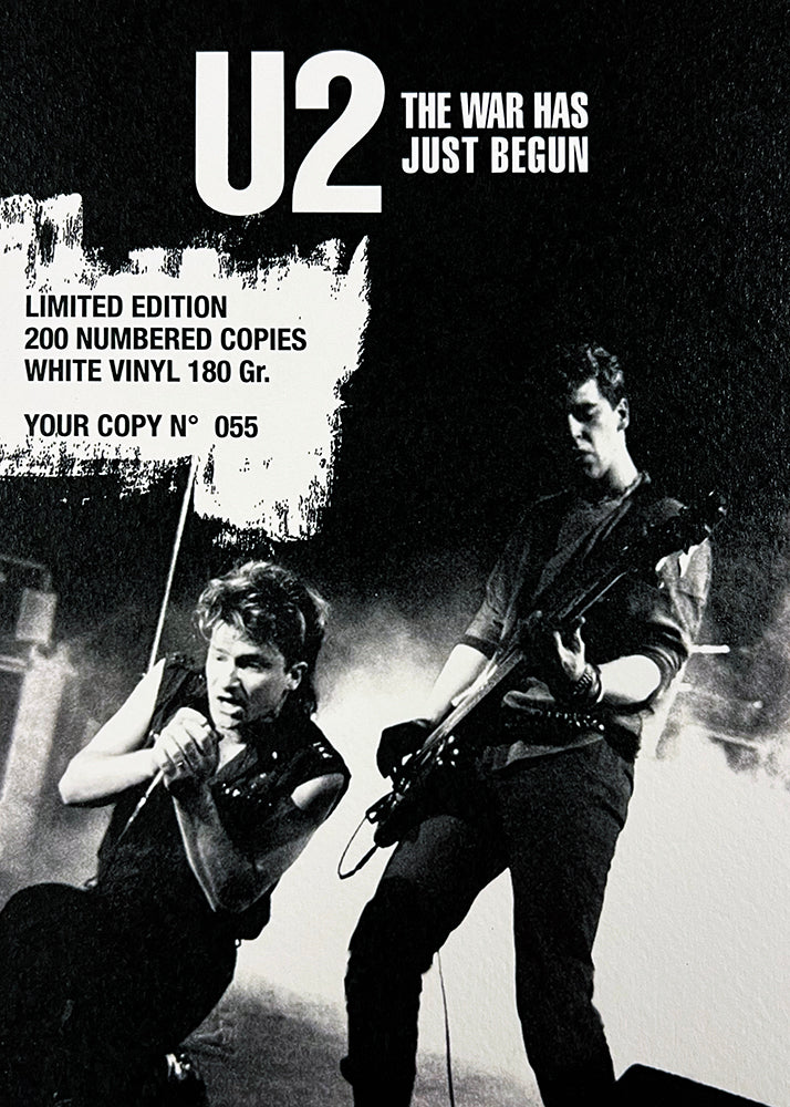 U2 BOX SET 4xLP The War Has Just Begun (White Coloured Numbered 200 Copies)