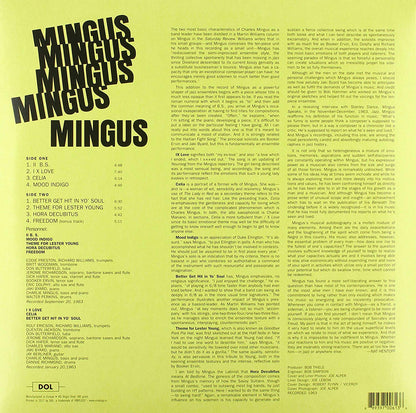 CHARLES MINGUS LP Mingus Mingus Mingus Mingus Mingus (Blue Coloured Vinyl)