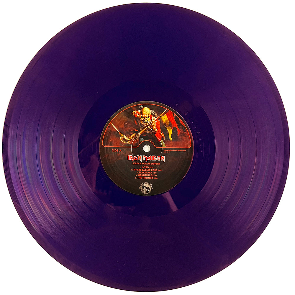 IRON MAIDEN 2xLP Scream For Me Munich (Purple Colour Vinyls) 250 Copies