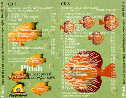 PHISH 2xCD They Are The Best Overall (Psychomotion In Corpus Eight) 7/8