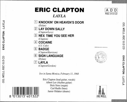 ERIC CLAPTON CD Layla