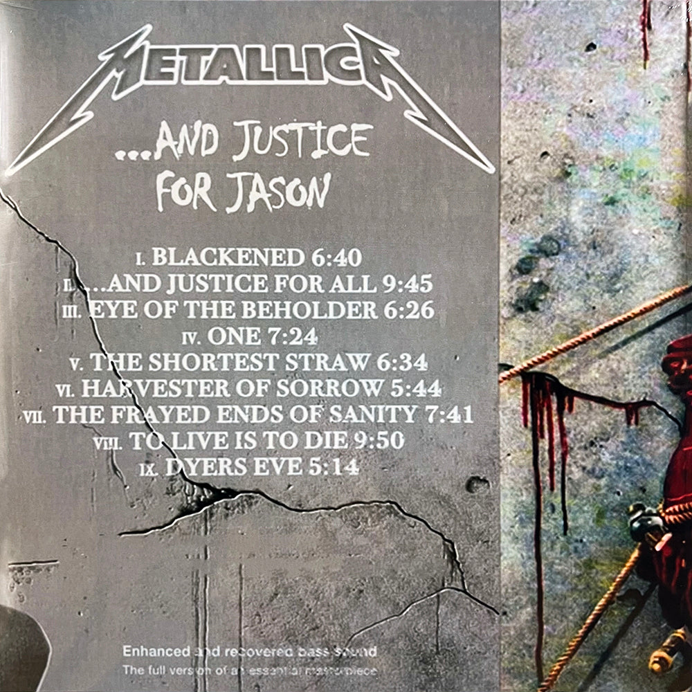 METALLICA 2xLP …And Justice For Jason (Red Coloured Vinyls) with Poster