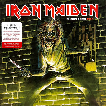 IRON MAIDEN 2xLP Ruskin Arms 1979 (Red Translucid Coloured Vinyls)
