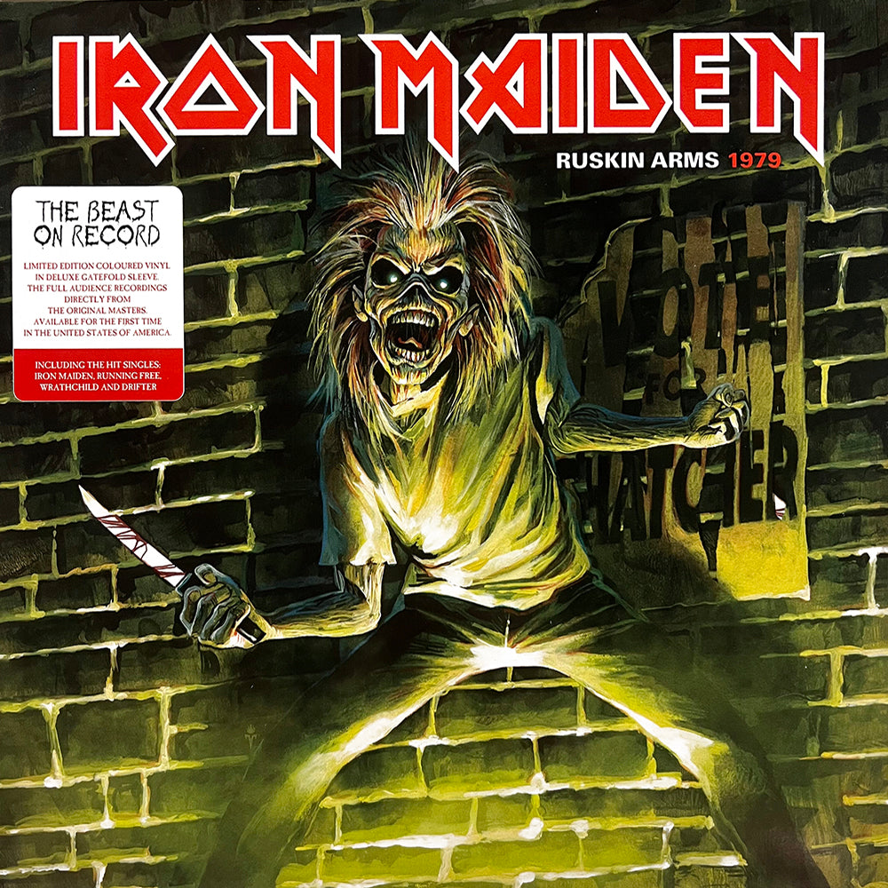 IRON MAIDEN 2xLP Ruskin Arms 1979 (Lime Coloured Vinyls)