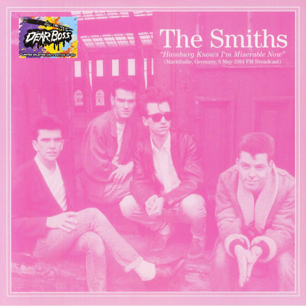 THE SMITHS LP Hamburg Knows I'm Miserable Now (Pink Splatter Coloured)