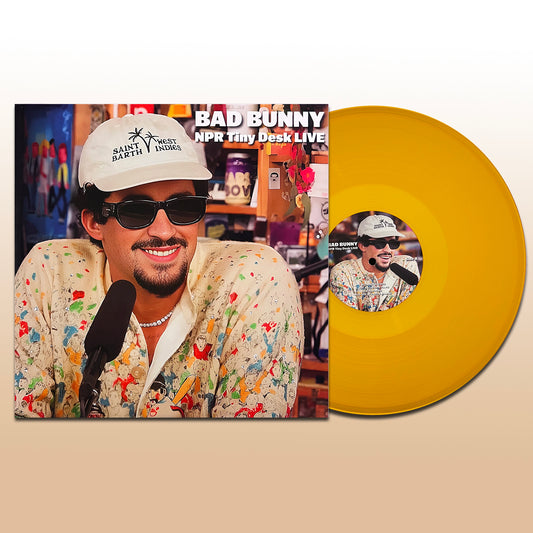 BAD BUNNY LP NPR Music Tiny Desk Live (Orange Translucid Colour Vinyl) + Poster