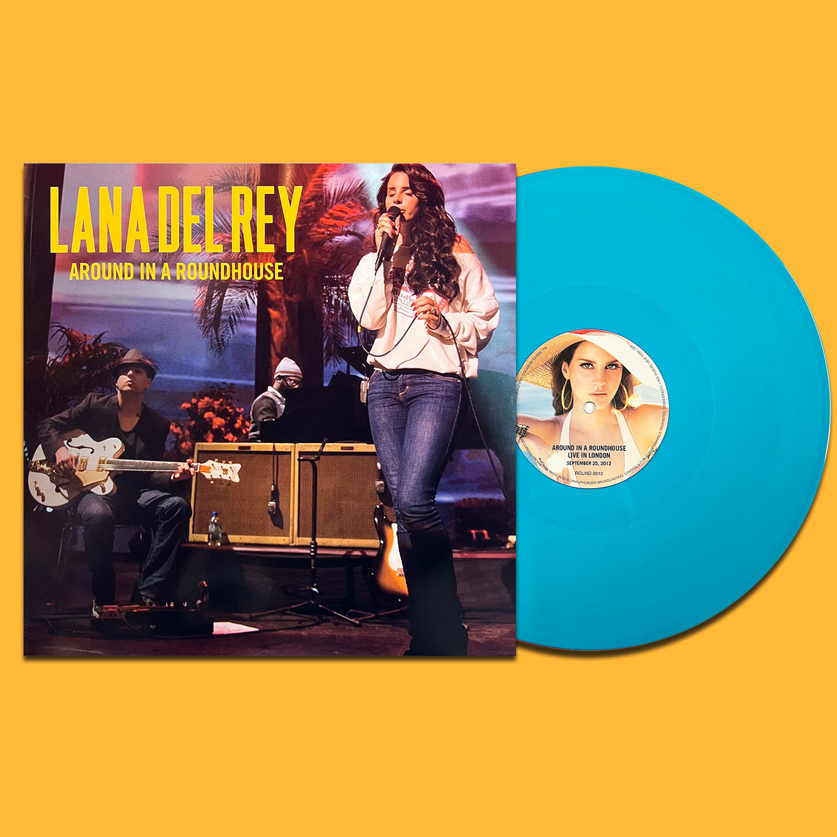LANA DEL REY LP Around In A Roundhouse (Blue Turquoise Coloured Vinyl)