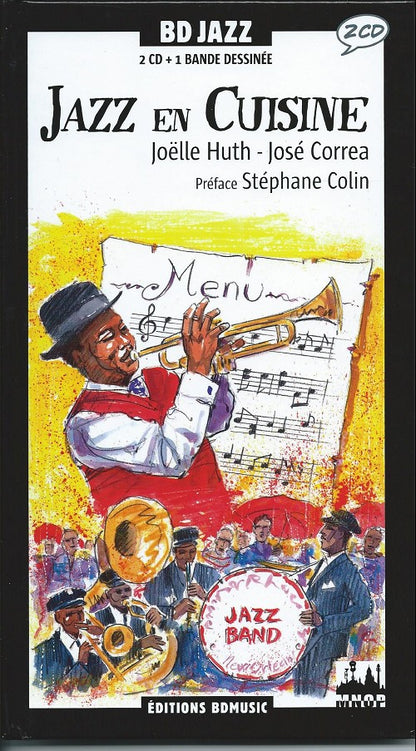 VARIOUS 2xCD BD Jazz En Cuisine (Comic Book Longbox)
