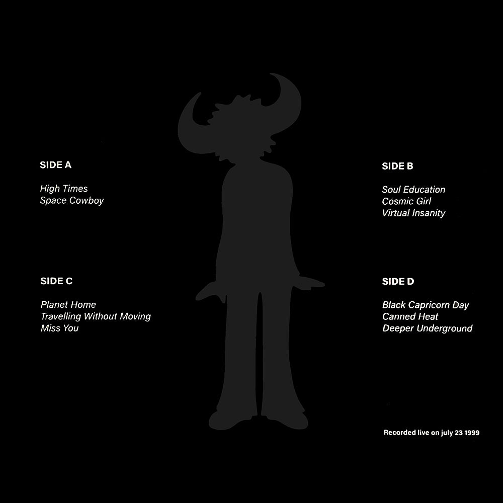 JAMIROQUAI 2xLP Live At Woodstock (Clear Smoked Coloured Vinyl)