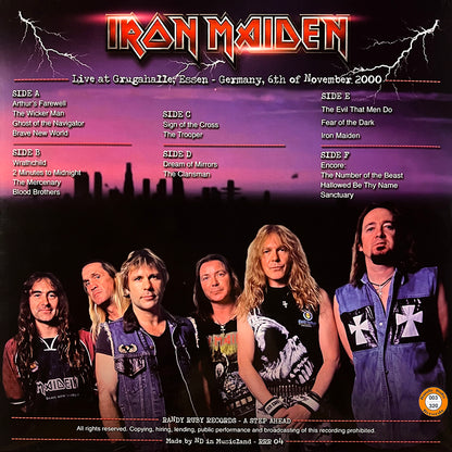 IRON MAIDEN 3xLP Scream for me Essen (Crystal Orange Colour 320 Numbered Copies)