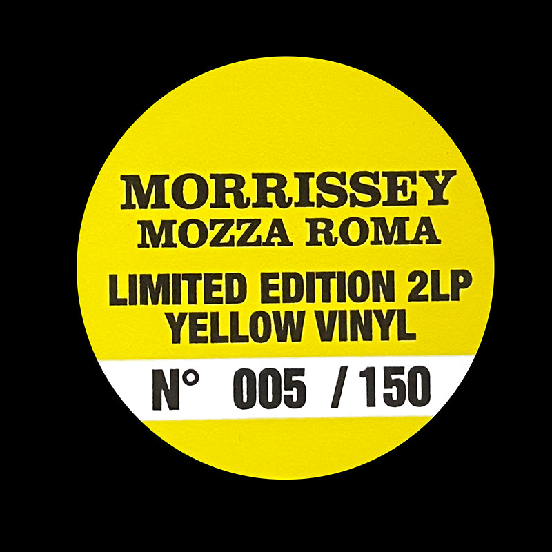 MORRISSEY 2xLP Mozza Roma (Yellow Coloured Vinyls) 150 Numbered Copies