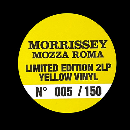 MORRISSEY 2xLP Mozza Roma (Yellow Coloured Vinyls) 150 Numbered Copies
