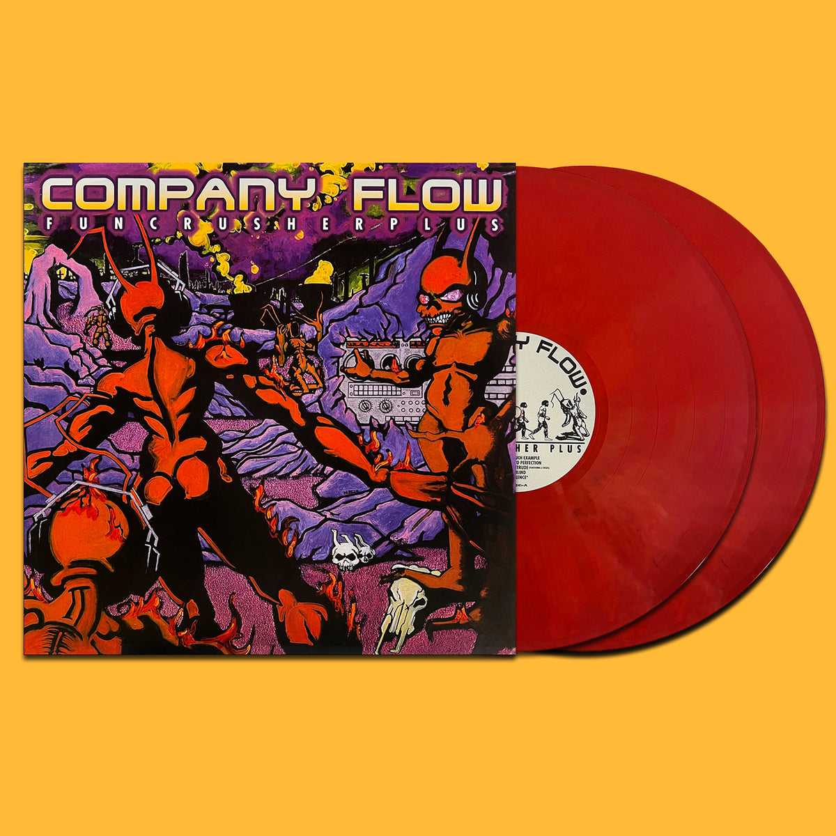 COMPANY FLOW 2xLP Funcrusher Plus (Brown Marbled Coloured Vinyls)