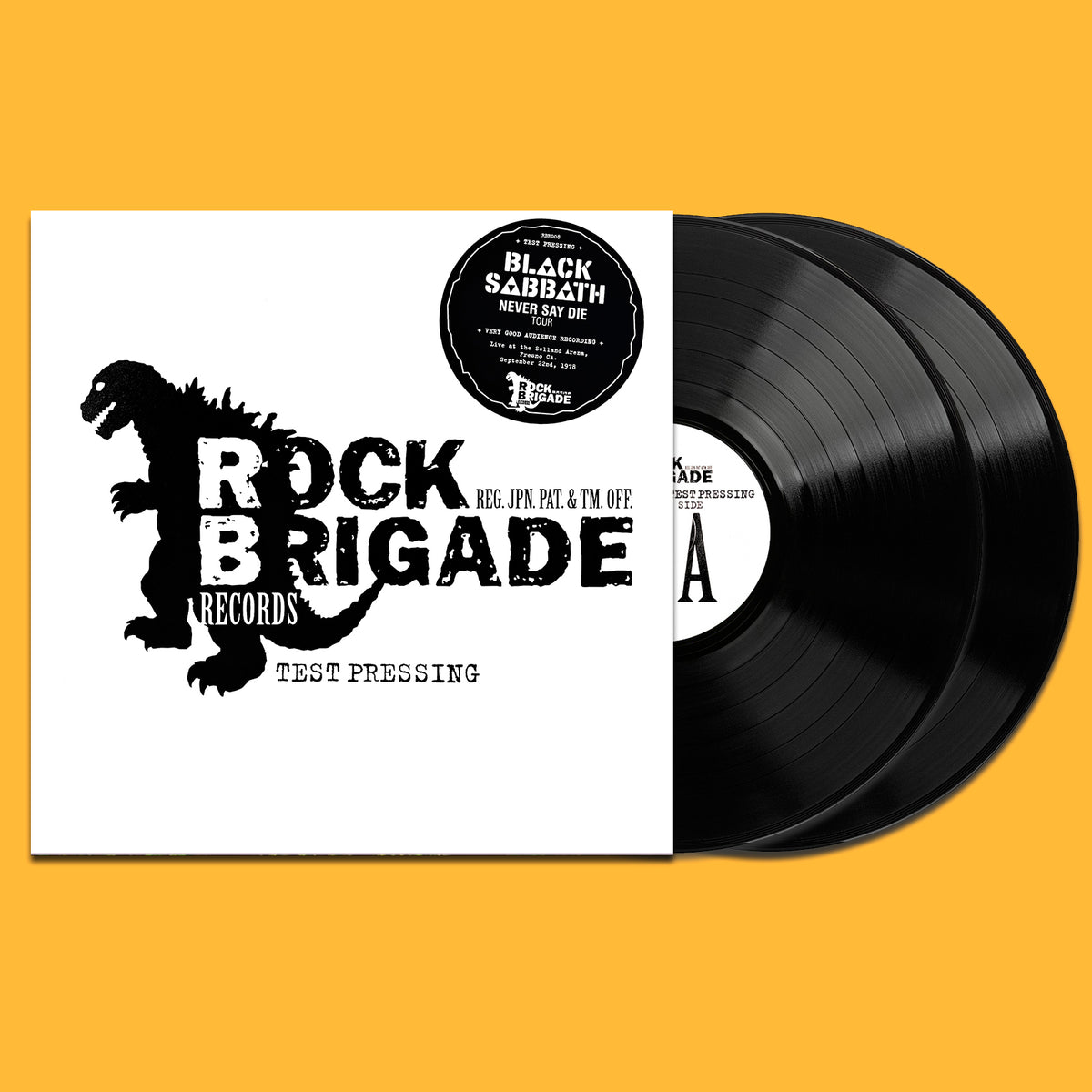 BLACK SABBATH 2xLP Never Say Die Tour (TEST PRESSING)