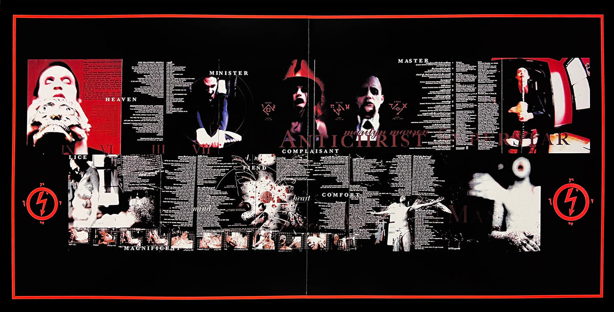 MARILYN MANSON 2xLP Antichrist Superstar (Red & White Splatter Coloured Vinyls)