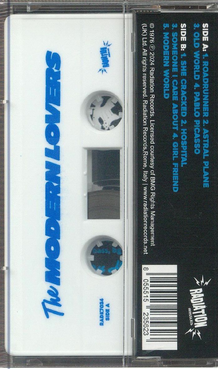 THE MODERN LOVERS CASSETTE The Modern Lovers (White Coloured)