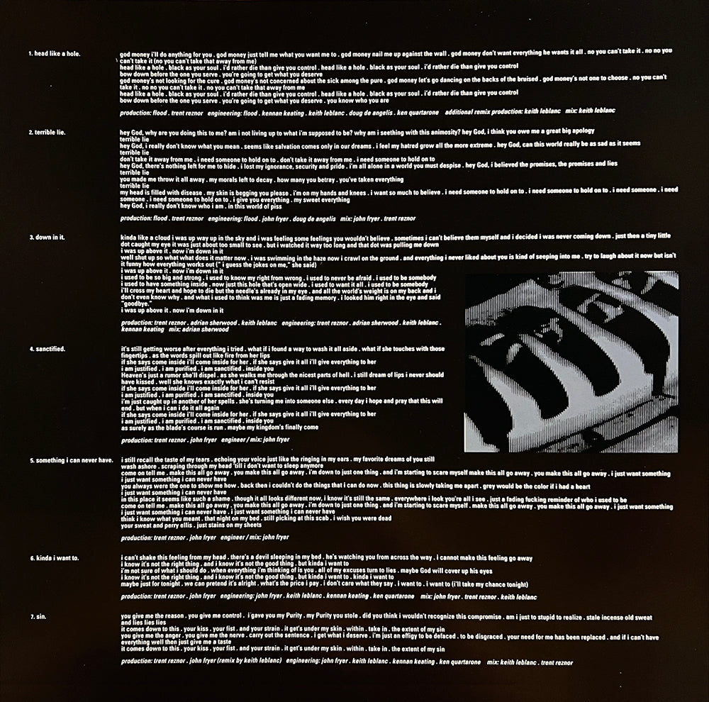NINE INCH NAILS LP Pretty Hate Machine (180 Grams Heavyweight Vinyl) with insert