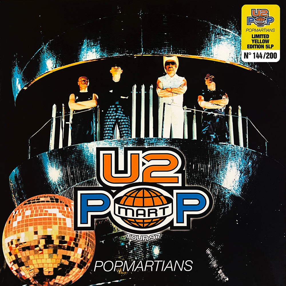 U2 BOX SET 5xLP Popmartians (Yellow Coloured Numbered 200 Copies)