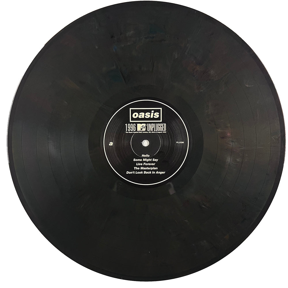 OASIS LP 1996 MTV Unplugged (Black Marbled Coloured Vinyl)
