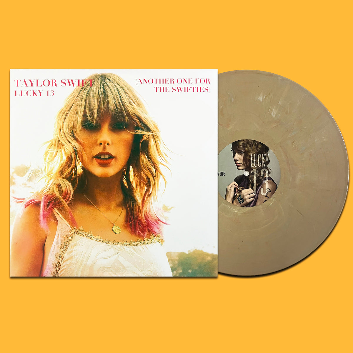 TAYLOR SWIFT LP Lucky 13 Another One For The Swifties (Marble Sand Colour Vinyl)