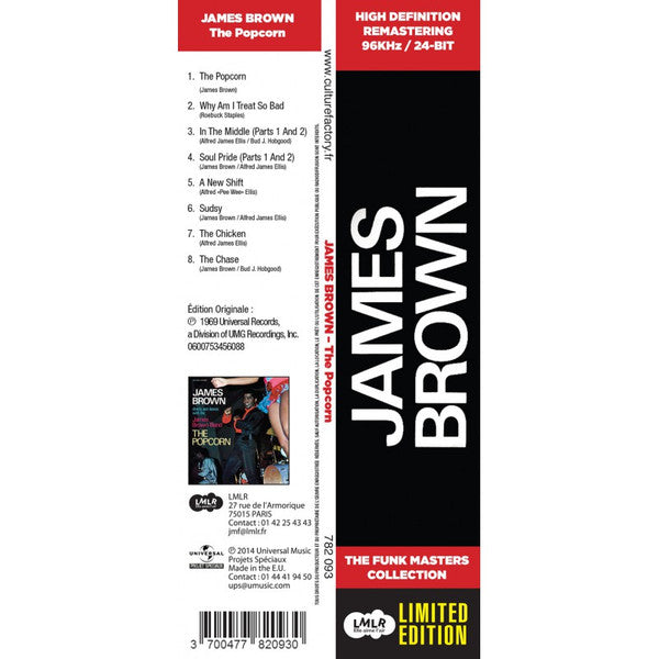 JAMES BROWN CD The Popcorn