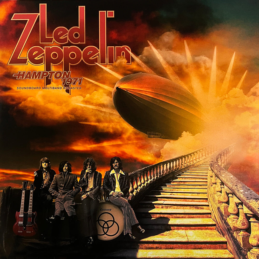 LED ZEPPELIN 2xLP Hampton 1971 (Orange Red Coloured Vinyl)