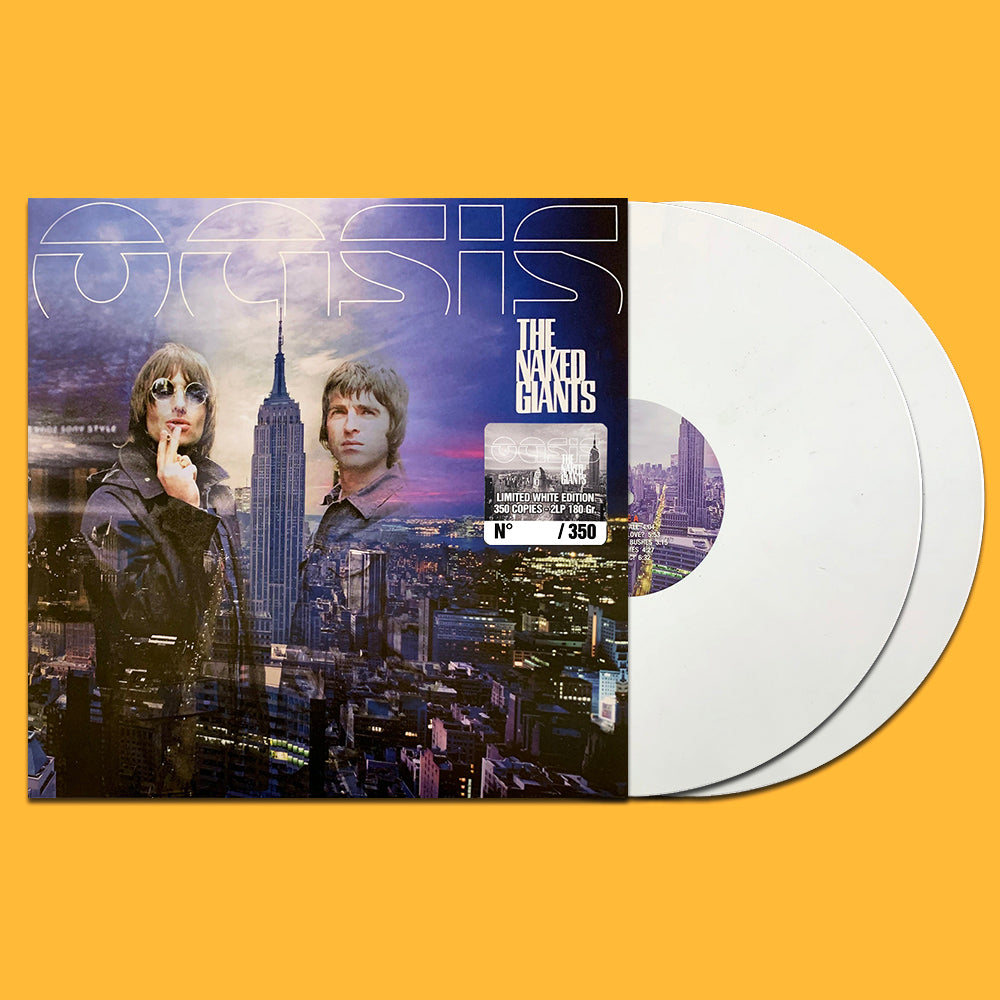 OASIS 2xLP The Naked Giants (White Coloured Vinyls) PROMO EDITION