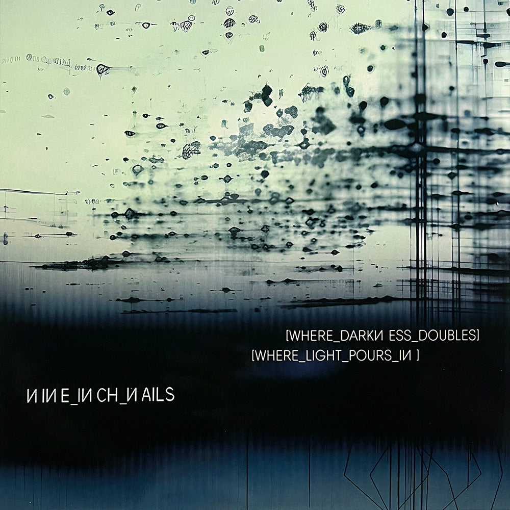 NINE INCH NAILS 2xLP Where Darkness Doubles, Where Light Pours In (Midnite Blue)