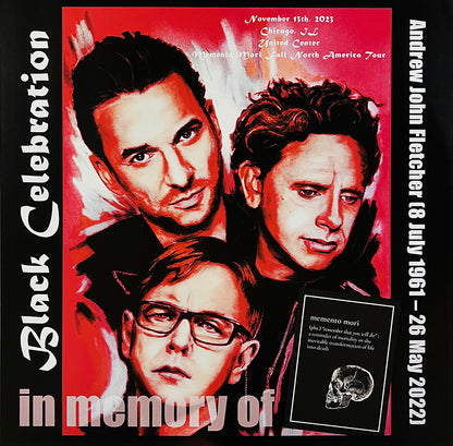 DEPECHE MODE 2xLP Black Celebration - Chicago 2023 (Red Coloured Vinyls)
