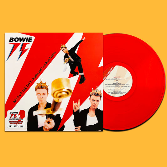 DAVID BOWIE LP King Of The City - Studio And Live Rare Tracks (Red Colour Vinyl)