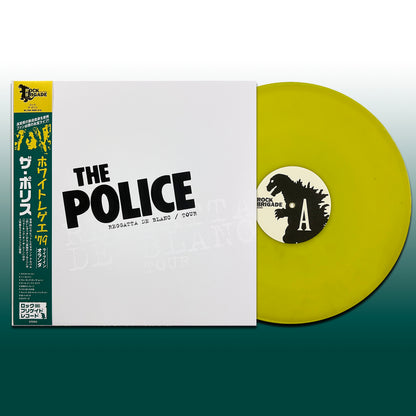 THE POLICE LP Reggatta De Blanc Tour (Yellow Coloured Vinyl) with Poster and OBI