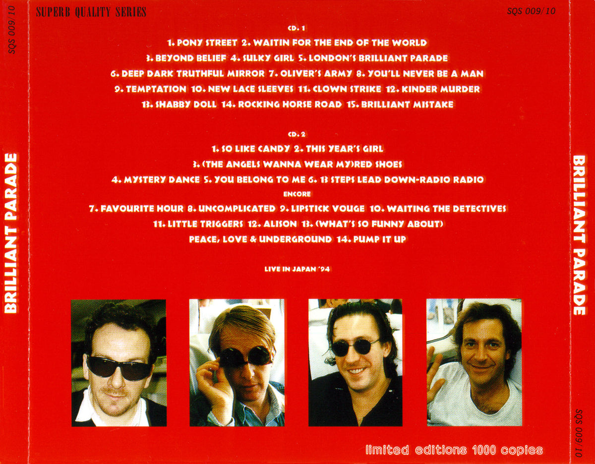 ELVIS COSTELLO & THE ATTRACTIONS 2xCD Brillant Parade