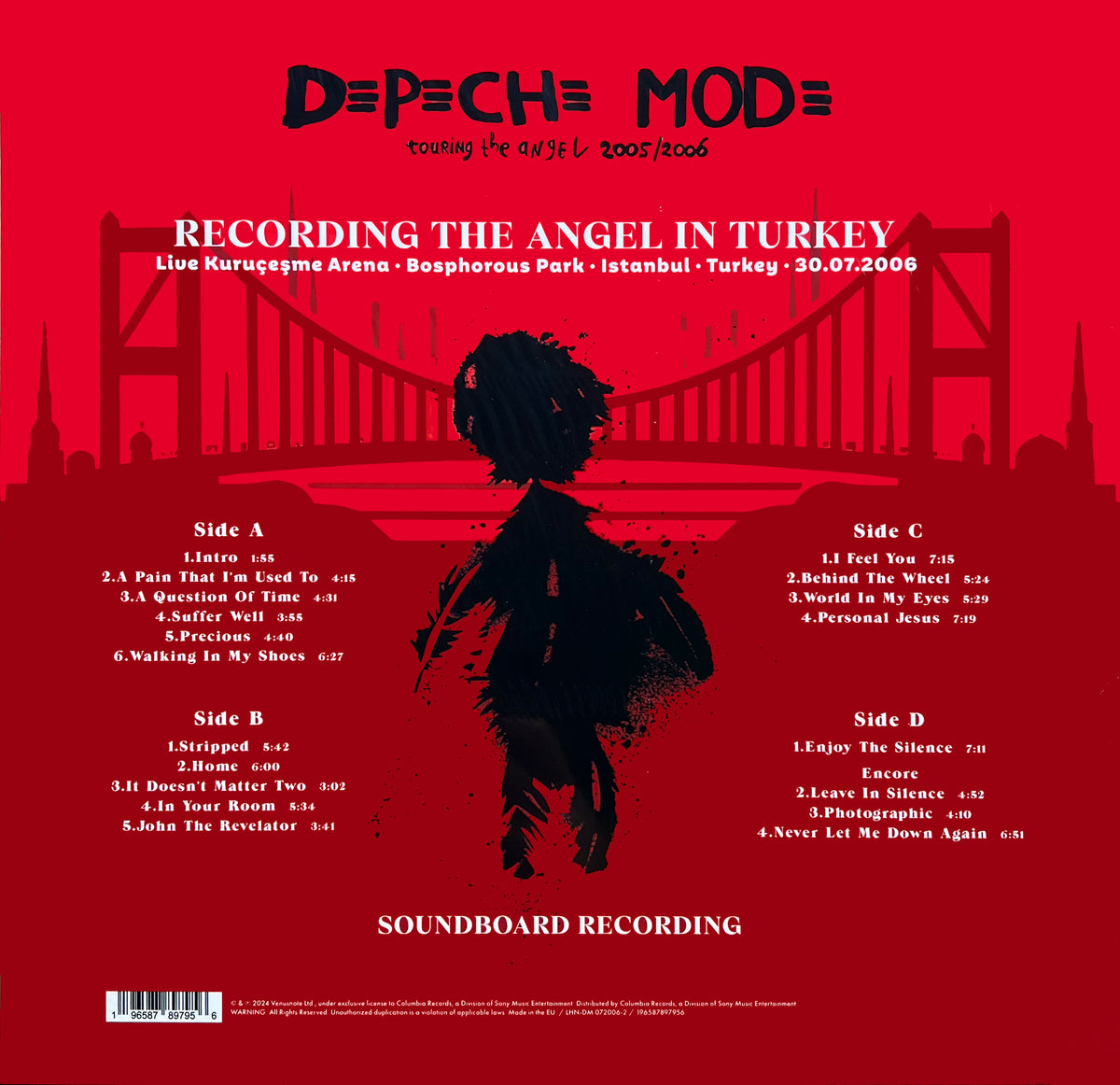 DEPECHE MODE 2xLP Recording The Angel In Turkey (Yellow Coloured Vinyl)