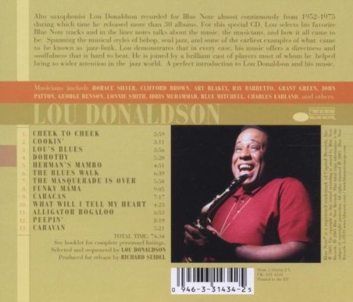 LOU DONALDSON CD The Artist Selects