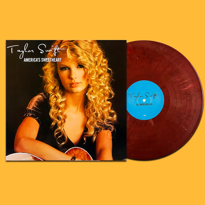 TAYLOR SWIFT LP America's Sweetheart - Rare and Unreleased Tracks (Red Marbled)