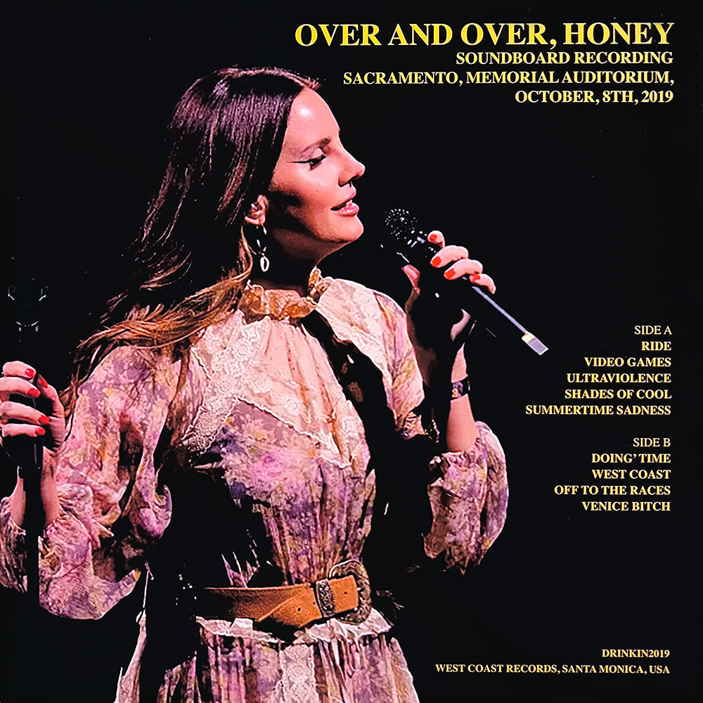 LANA DEL REY LP Over and Over, Honey (Dark Grey Marble Colour)