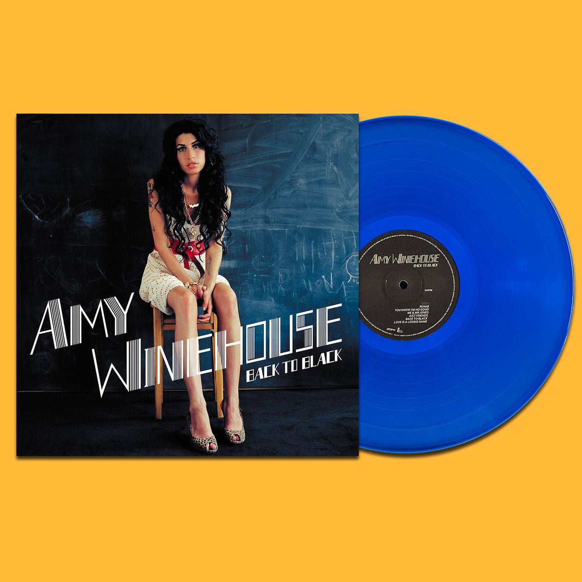 AMY WINEHOUSE LP Back To Black (Translucid Blue Coloured Vinyl)