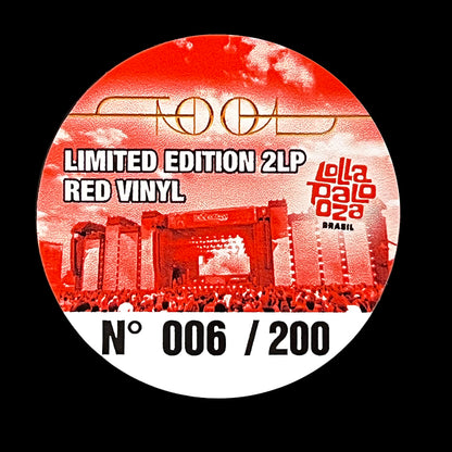 TOOL 2xLP Lollapalooza Brasil (Red Coloured Vinyls) 200 Numbered Copies