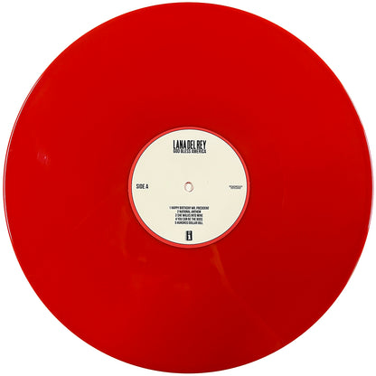 LANA DEL REY 2xLP God Bless America (Red & Blue Coloured Vinyls) with Poster