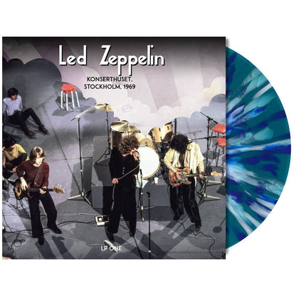 LED ZEPPELIN 4xLP BOX SET Live '69 & '73 (Blue & White Splatter Coloured Vinyls)