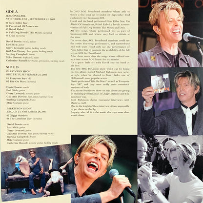 DAVID BOWIE LP On The Airwaves (Silver Coloured 500 Numbered Copies)