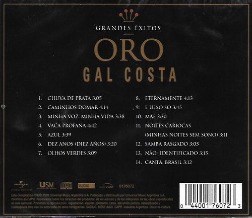 GAL COSTA CD Oro
