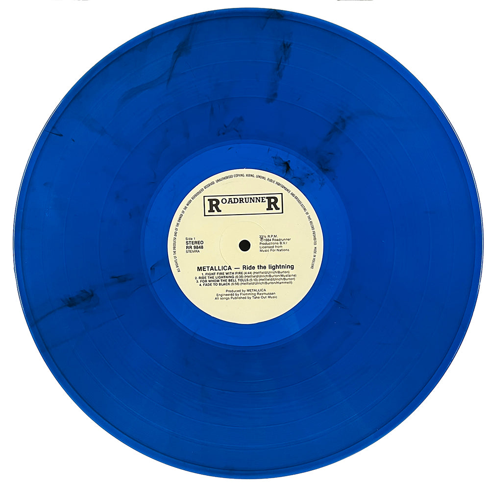 METALLICA LP Ride The Lightning (Translucid Blue Coloured Vinyl)