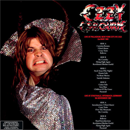 OZZY OSBOURNE BOX SET 2xLP+PD The Blizzard And Madman Chronicles (Yellow Black)