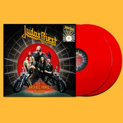 JUDAS PRIEST 2xLP Archaic Panic in Japan Red Coloured Vinyl 300 Numbered Copies